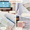 700 Sheets Transparent Sticky Notes, Clear Waterproof See Through Memo Pad, Self-Adhesive Translucent Writable Index Tabs for Annotating Books, Office & School Study Supplies